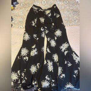 Sugarlips Black and White Floral Pants